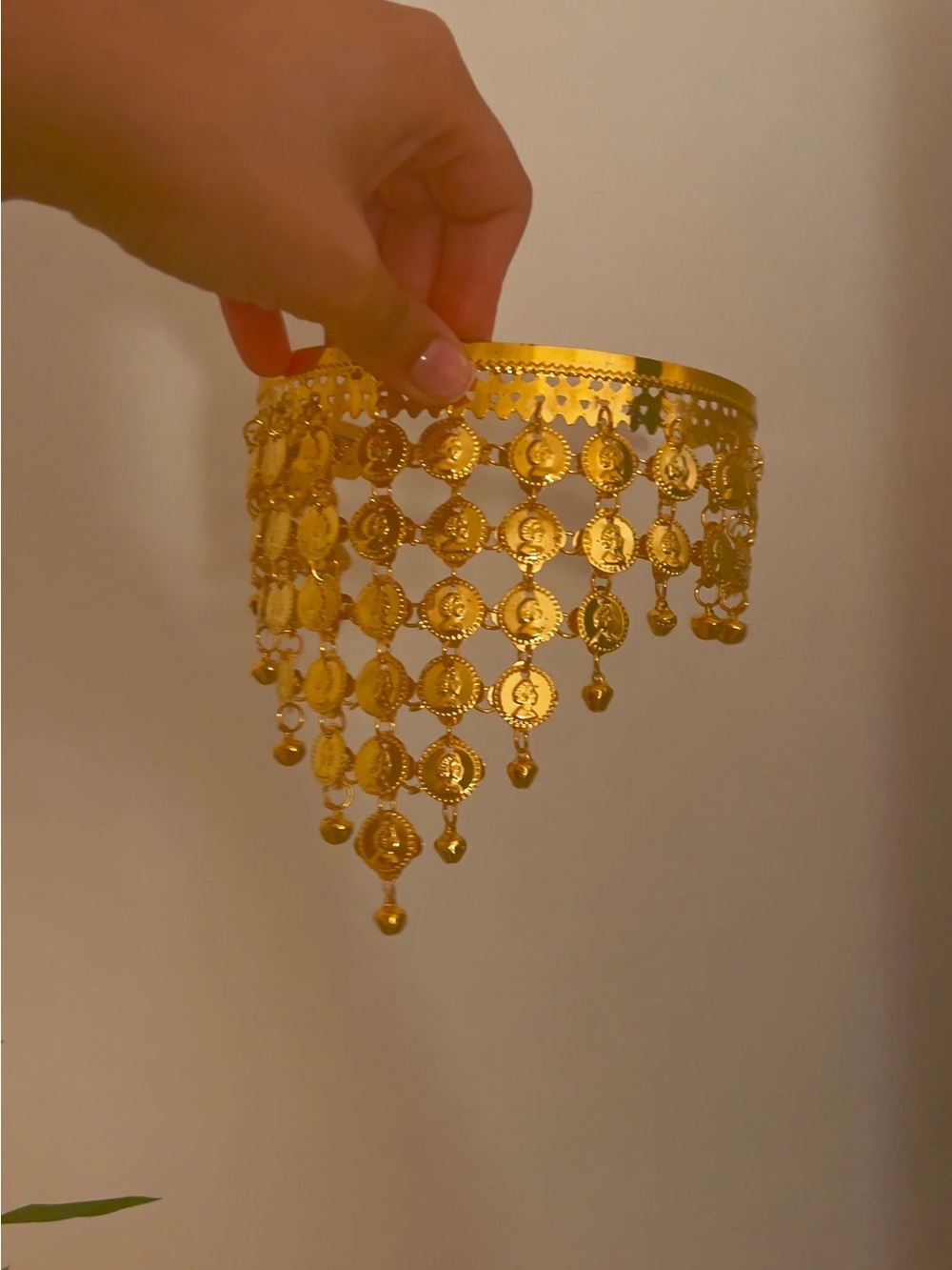 Gold - Tone Coin Headpiece